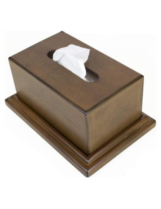 Caja de Pañuelos American Furniture Classics 31x21x15 cm Marrón
