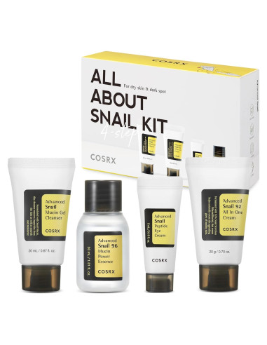 Set de Cuidado de Piel COSRX con Mucus de Caracol - 4 Piezas
