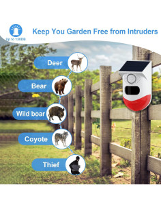 Alarma de Movimiento Solar ChunHee SL07 - 2 Sensibilidad Ajustable 2