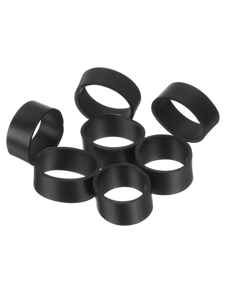 50 Piezas Bandas de Goma de Silicona uxcell 8x5mm Negras 50 Piezas Bandas de Goma de Silicona uxcell 8x5mm Negras