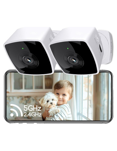 Cámaras de Seguridad Blurams 2K WiFi 5GHz - Paquete de 2