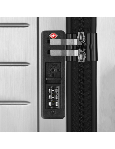 2 Candados TSA de Combinación Ech.Apr para Equipaje Negro 2 Candados TSA de Combinación Ech.Apr para Equipaje Negro