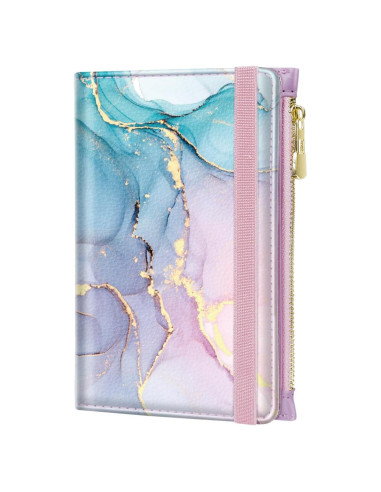Funda de Pasaporte Simikol con Cremallera y Bloqueo RFID