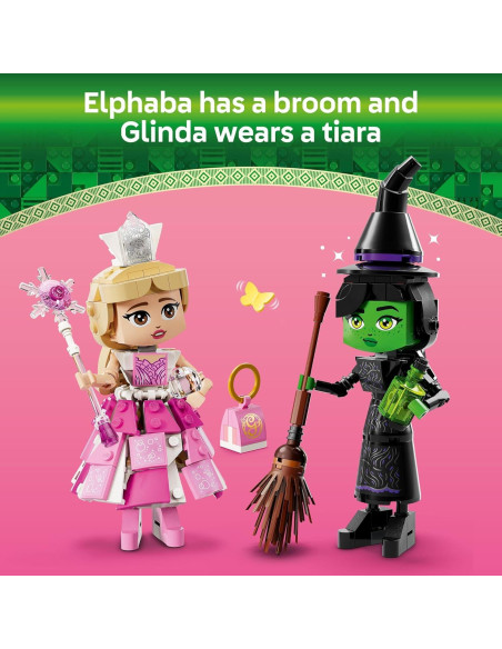 LEGO Elphaba y Glinda Figuras Construcción 558 Piezas LEGO Elphaba y Glinda Figuras Construcción 558 Piezas