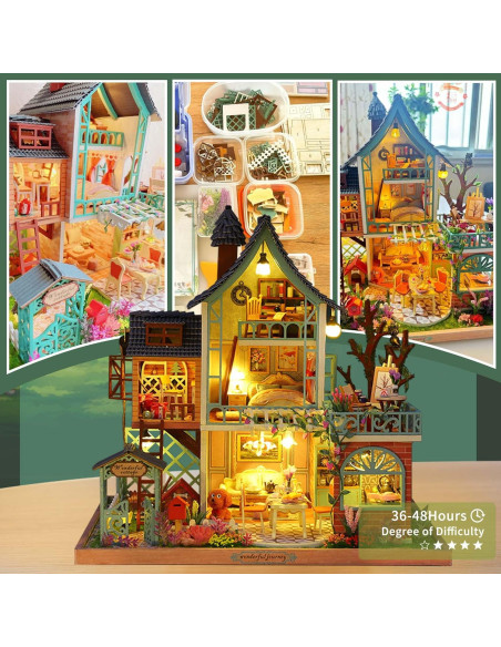 Casa de Muñecas Flever Selva Secreta DIY con Muebles Casa de Muñecas Flever Selva Secreta DIY con Muebles