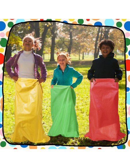 15 Bolsas de Carrera de Sacos de Papa WSFSLJWDW Coloridas 15 Bolsas de Carrera de Sacos de Papa WSFSLJWDW Coloridas