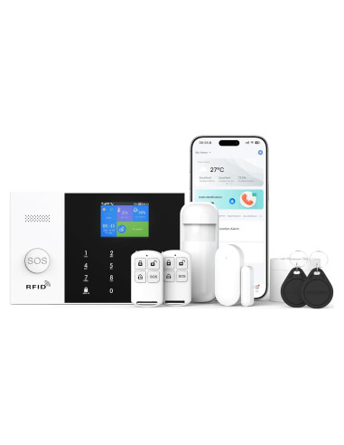 Sistema de Alarma Inteligente PGST WiFi GSM 4G Inalámbrico