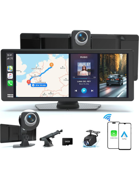 Pantalla Inalámbrica 10.26" ITDULCET CarPlay Android Auto Pantalla Inalámbrica 10.26" ITDULCET CarPlay Android Auto