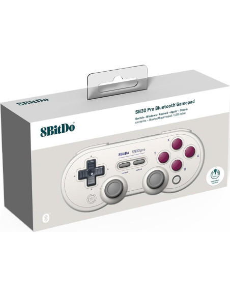 Controlador Bluetooth 8BitDo SN30 Pro G Classic, Efecto Hall Controlador Bluetooth 8BitDo SN30 Pro G Classic, Efecto Hall