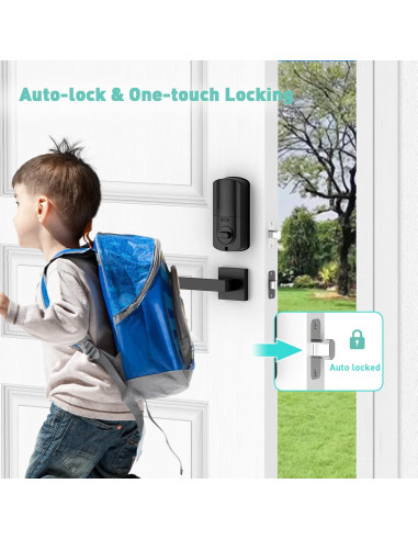 Cerradura Inteligente Butimu para Puerta Principal 10-en-1