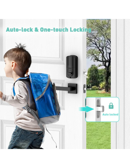 Cerradura Inteligente Butimu para Puerta Principal 10-en-1 Cerradura Inteligente Butimu para Puerta Principal 10-en-1