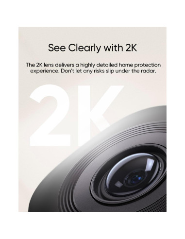 Cámara de Seguridad Interior Eufy C220 2K 360 Wi-Fi 2.4GHz