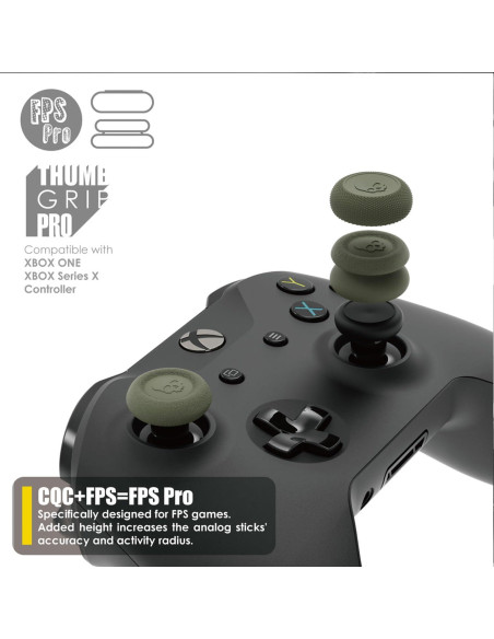 Grips para Joystick Xbox Skull & Co. CQC y FPS - Set de 6 Grips para Joystick Xbox Skull & Co. CQC y FPS - Set de 6