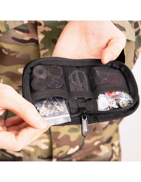 Kit de Costura Militar VEPKOIT Mini Portátil Nylon 10 Herramientas Kit de Costura Militar VEPKOIT Mini Portátil Nylon 10 Herramientas