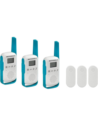 Radio de Dos Vías Motorola T114TP 22 Canales 25.75 km 3 Pzs
