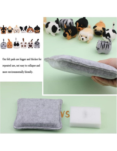 Kit de Agujas de Fieltro Mayboos 12 Piezas para Manualidades