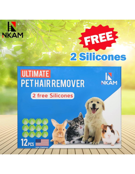Removedor de Pelo de Mascota NKAM - 12 Bolas Reutilizables Removedor de Pelo de Mascota NKAM - 12 Bolas Reutilizables