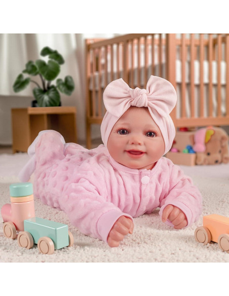 Muñeca Reborn BABESIDE Sunny 43 cm Vinilo Suave con Accesorios Muñeca Reborn BABESIDE Sunny 43 cm Vinilo Suave con Accesorios