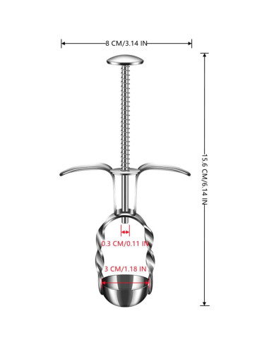 Deshuesador de Dátil Rojo Mezfrguo Acero Inoxidable 15.6 cm
