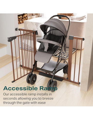 Puerta de Seguridad para Bebés Cumbor 29.7-46" Ancha