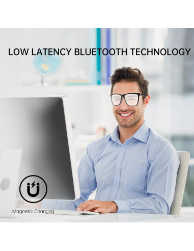 Gafas Inteligentes AIRMARS Bluetooth UV y Luz Azul Transparente