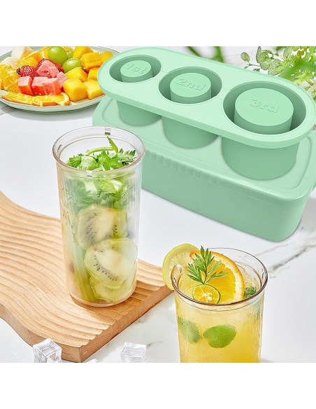 Bandeja de Hielo de Silicona Oyeftp para Taza Stanley 30-40 oz Bandeja de Hielo de Silicona Oyeftp para Taza Stanley 30-40 oz