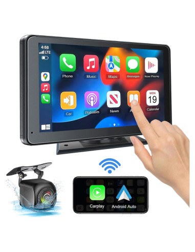 Estéreo de Coche PASLDA 7" HD Bluetooth 5.2 con CarPlay