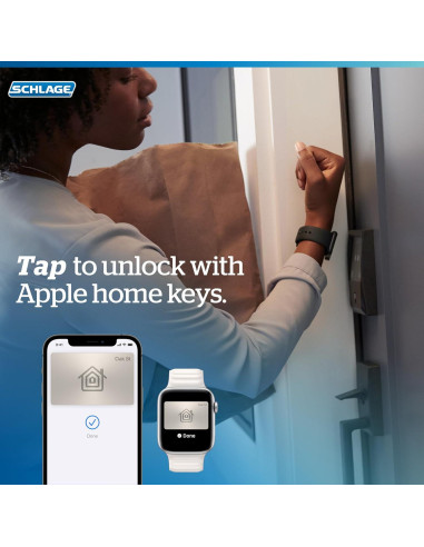 Cerradura Inteligente Schlage Encode Plus WiFi Niquel Satinado