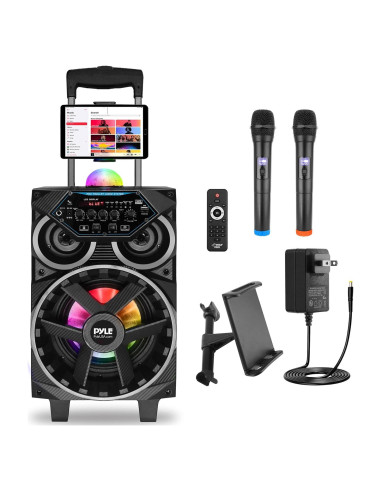 Altavoz PA Bluetooth Pyle 580W 20.32cm Karaoke Portátil