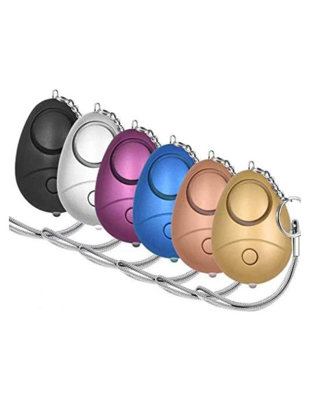 KOSIN Alarma Personal 140dB Paquete de 6 Multicolor KOSIN Alarma Personal 140dB Paquete de 6 Multicolor