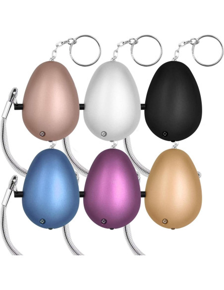 KOSIN Alarma Personal 140dB Paquete de 6 Multicolor KOSIN Alarma Personal 140dB Paquete de 6 Multicolor