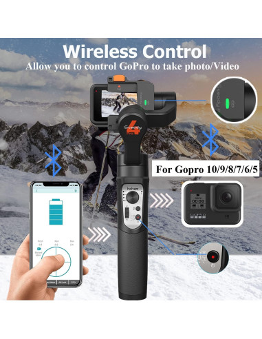 Estabilizador Hohem iSteady Pro 4 para cámaras de acción