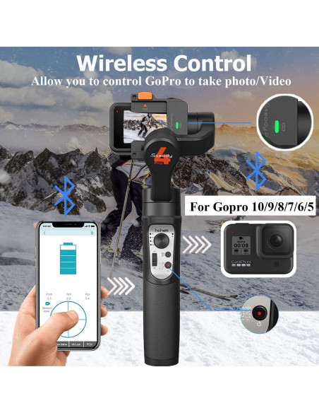 Estabilizador Hohem iSteady Pro 4 para cámaras de acción Estabilizador Hohem iSteady Pro 4 para cámaras de acción