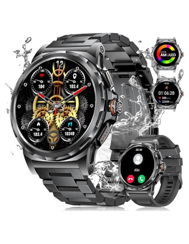 Reloj Inteligente LIGE Militar 1.43" AMOLED Resistente