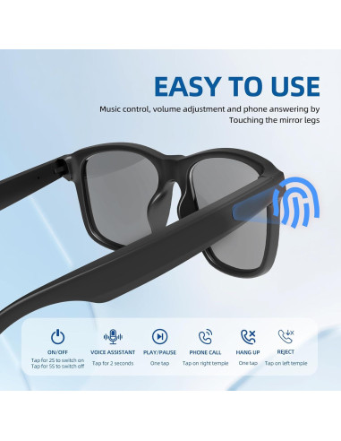 Gafas Inteligentes AIRMARS Bluetooth 5.3 Polarizadas UV400