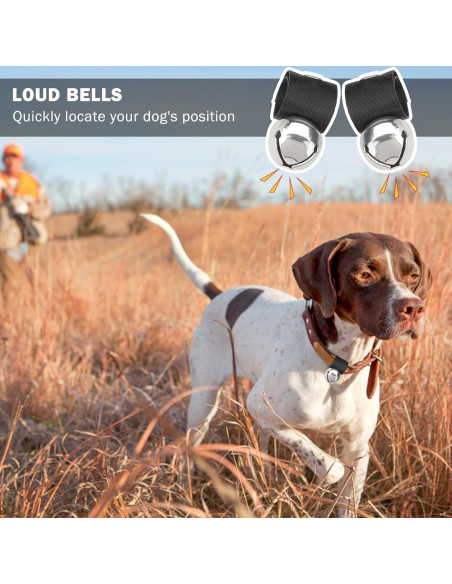 Campana para Perros SCENEREAL, 2 Campanas Antirrobo Plata Campana para Perros SCENEREAL, 2 Campanas Antirrobo Plata
