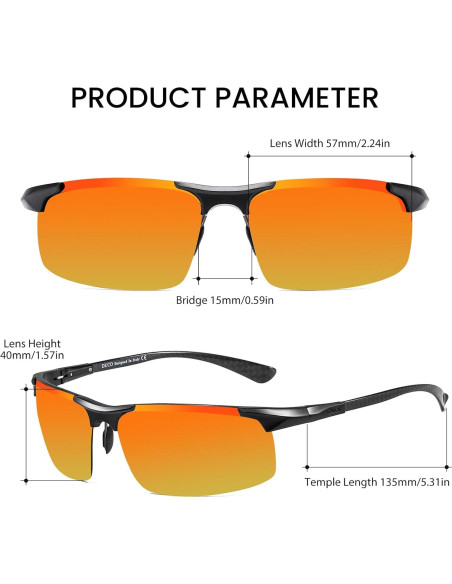 Gafas de sol deportivas DUCO 8277 polarizadas UV400 Gafas de sol deportivas DUCO 8277 polarizadas UV400