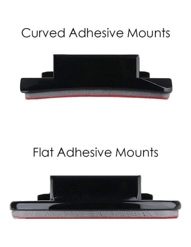 Montajes Adhesivos Curvados 3M para Casco GoPro y DJI (6 Pzs)