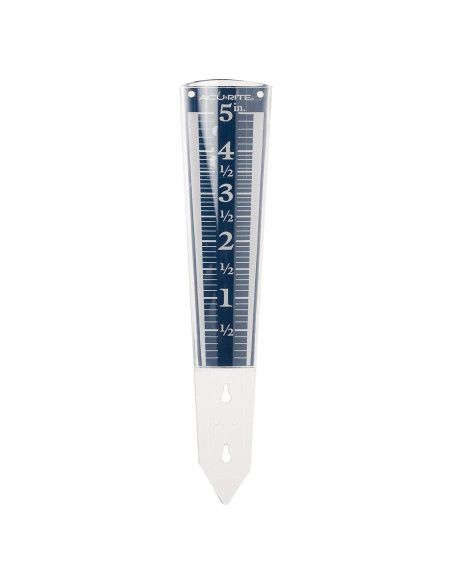 Medidor de Lluvia AcuRite 12,7 cm Fácil de Leer Acrílico Medidor de Lluvia AcuRite 12,7 cm Fácil de Leer Acrílico
