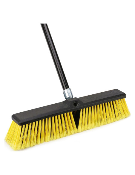 Escoba de Empuje KeFanta 18" Amarilla para Exterior Escoba de Empuje KeFanta 18" Amarilla para Exterior