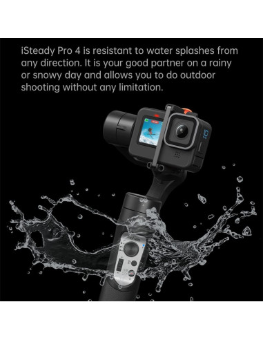 Estabilizador Hohem iSteady Pro 4 para Cámara de Acción - IPX4