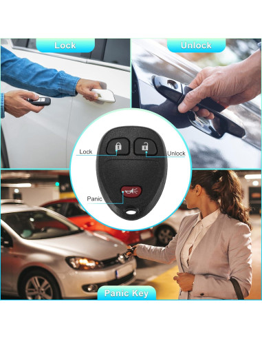 Control Remoto Sin Llave X AUTOHAUX OUC60270 para Chevy/GMC