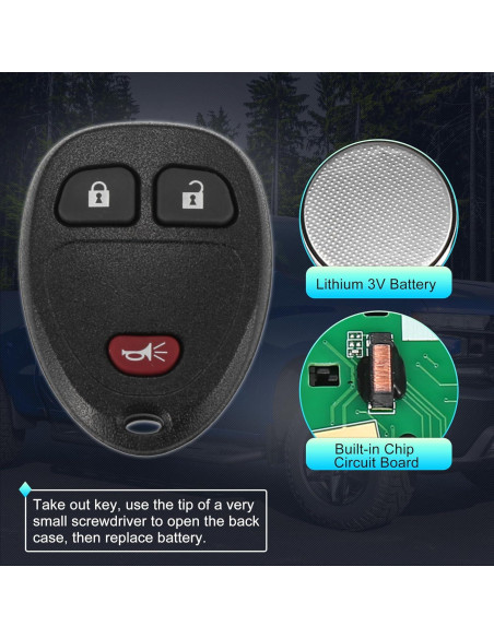Control Remoto Sin Llave X AUTOHAUX OUC60270 para Chevy/GMC Control Remoto Sin Llave X AUTOHAUX OUC60270 para Chevy/GMC