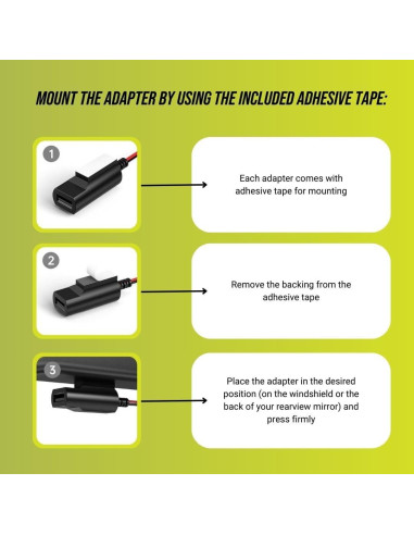 Adaptador de alimentación Dongar para cámara de tablero USB
