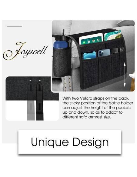 Organizador de Silla Joywell con Soporte para Botella y 7 Bolsillos Organizador de Silla Joywell con Soporte para Botella y 7 Bolsillos