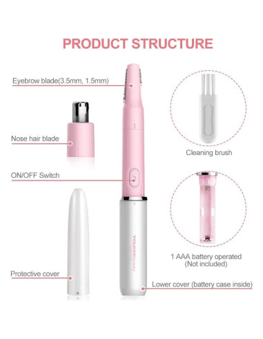 Recortadora TOUCHBeauty TB-1458 para Cabello y Cejas