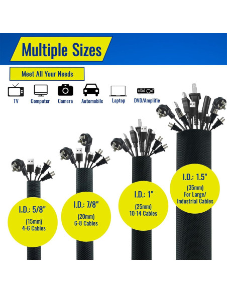 Protector de Cable Flauzmann 2.01m x 2.54cm para Mascotas Protector de Cable Flauzmann 2.01m x 2.54cm para Mascotas
