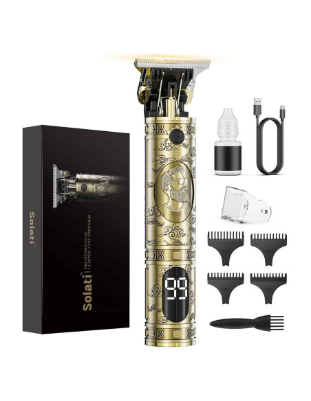 Cortadora de Cabello Solati JY-D001 Inalámbrica con LCD Cortadora de Cabello Solati JY-D001 Inalámbrica con LCD
