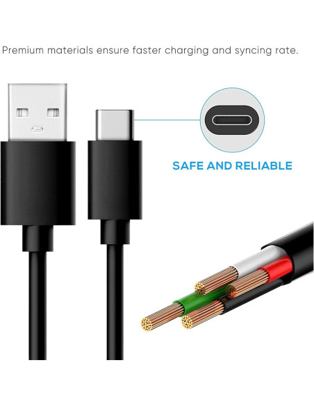 Cable de carga USB C Love your yy para Marshall y Zamkol Cable de carga USB C Love your yy para Marshall y Zamkol