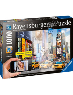 Rompecabezas Ravensburger 1000 Piezas AR Times Square 2